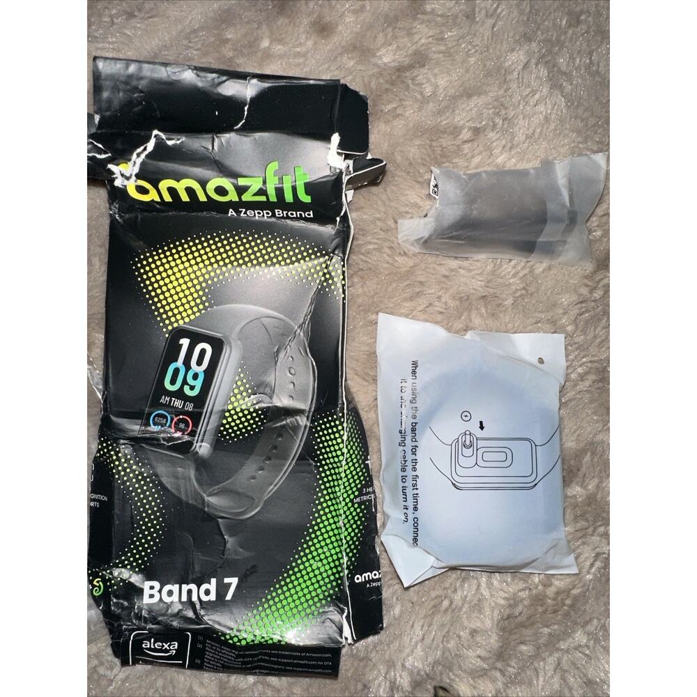 Amazfit Band 7 Fitness and Activity Trackers and Smartwatches New Damaged Box